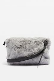 Rupert Faux Fur Cross Body Bag at Topshop